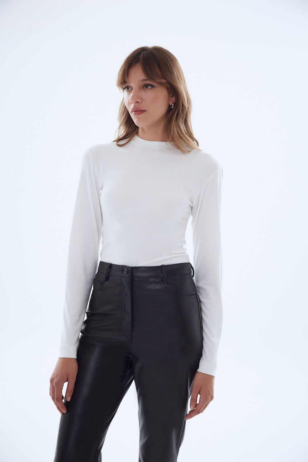 Desiderata re rib cupro kenny off-white — imagen 3