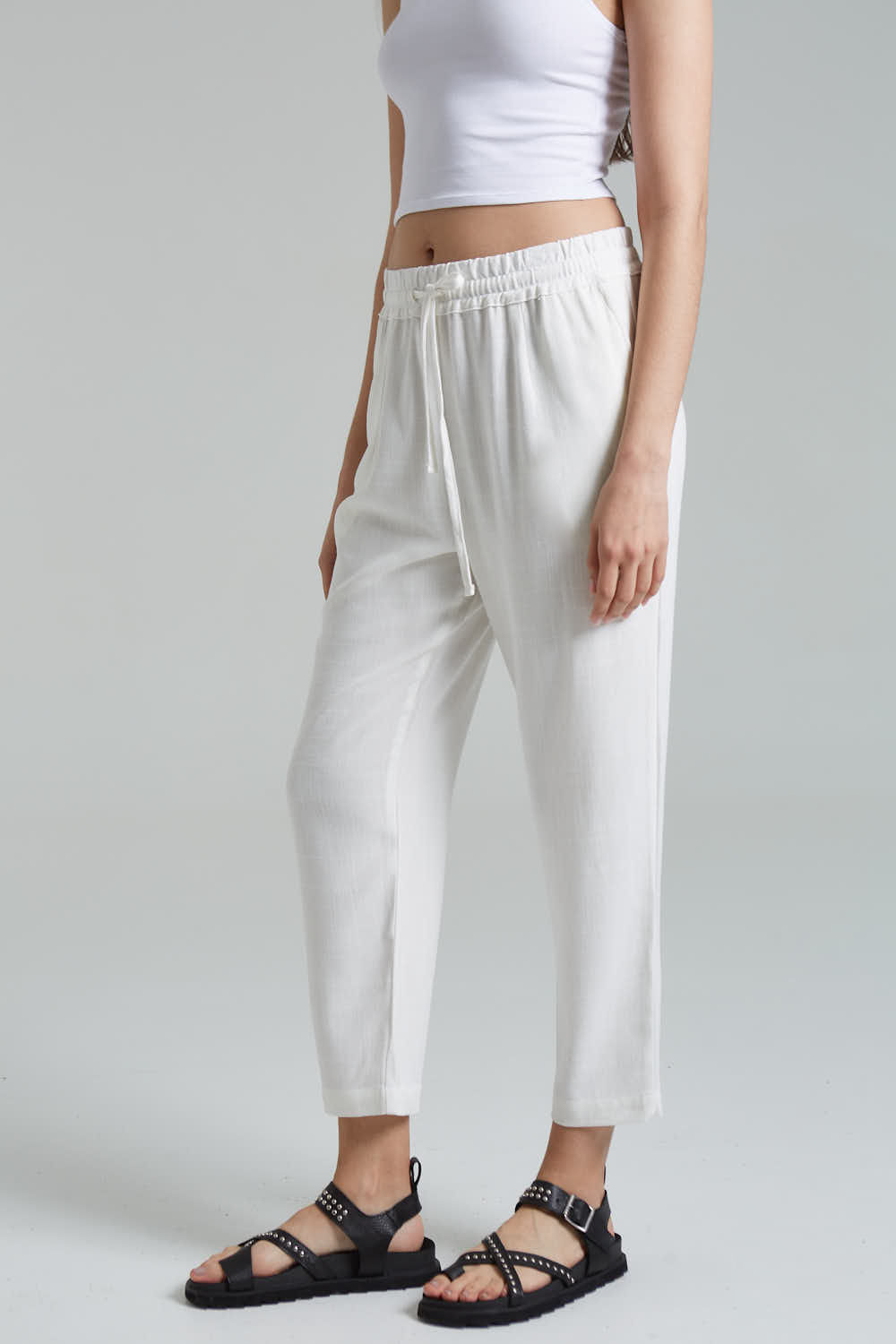 Desiderata pantalón jogger lino crepe — imagen 4