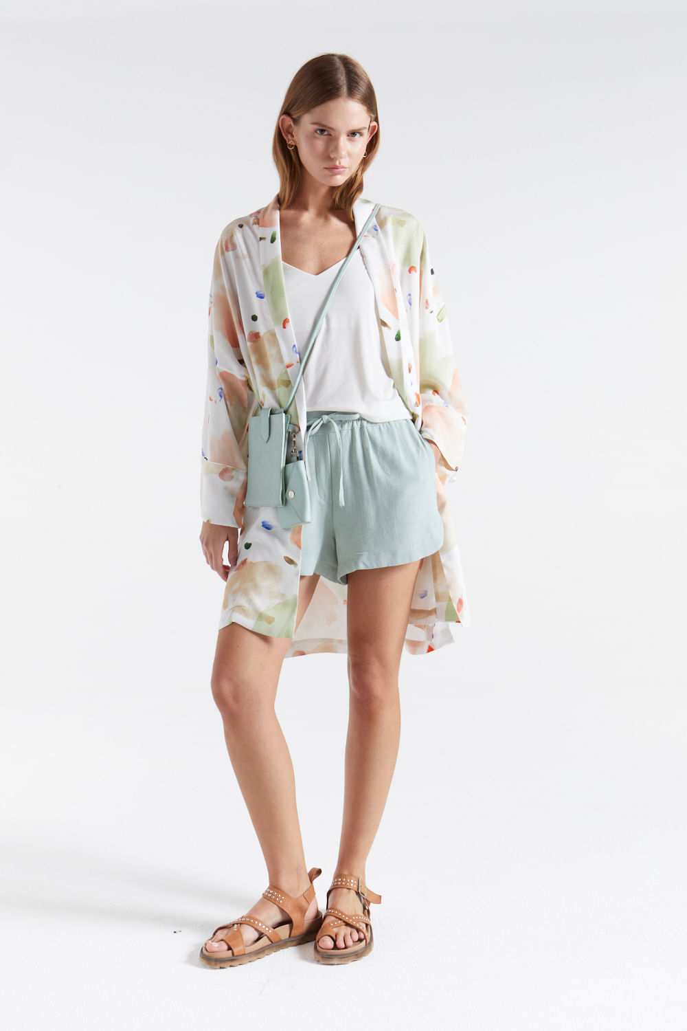 Kimono Stormy Brush