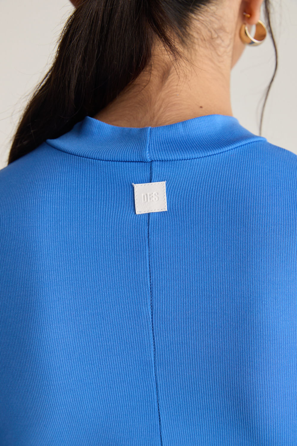 Remera ribbed gather Bella de Desiderata — imagen 5