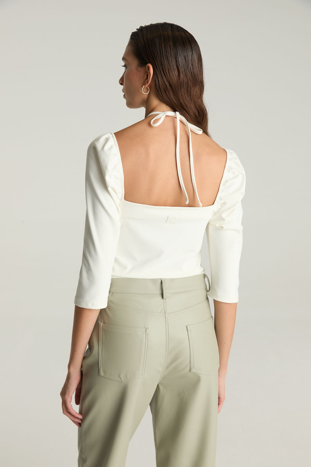 Remera lace up Bea de Desiderata — imagen 4