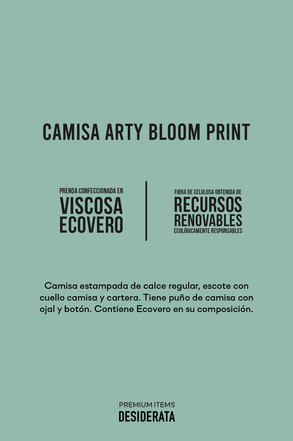 Camisa arty bloom print Desiderata — imagen 6