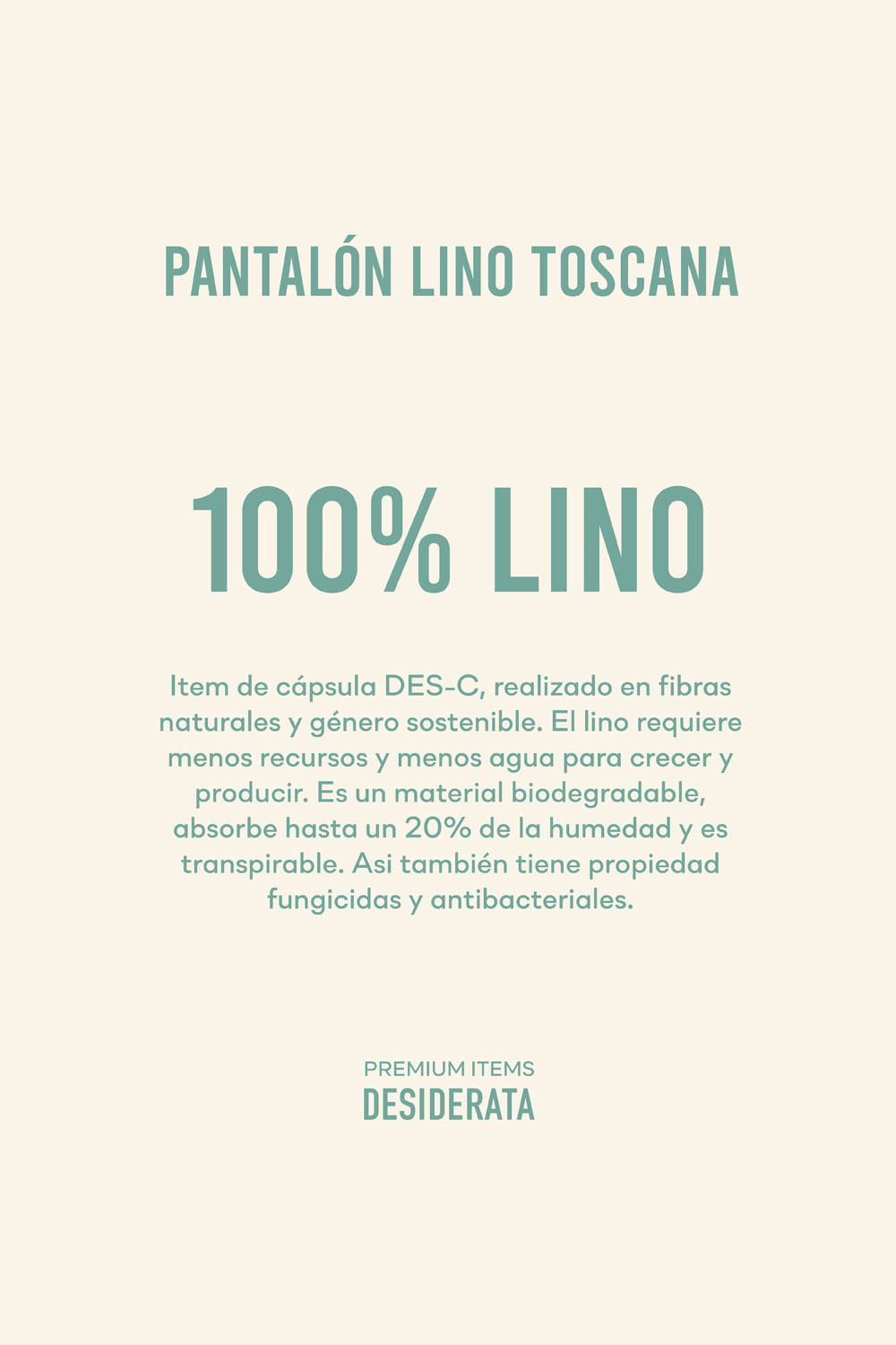 Pantalon lino premium toscana — imagen 6