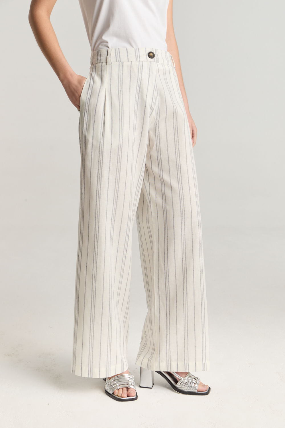 Pantalon lino stripes — imagen 4