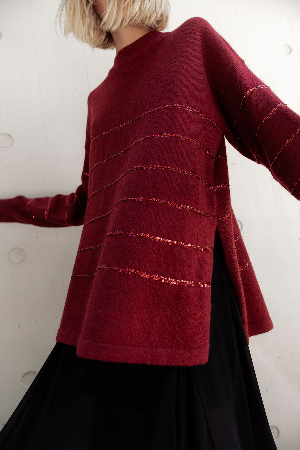 Sweater stripe sequins de Desiderata