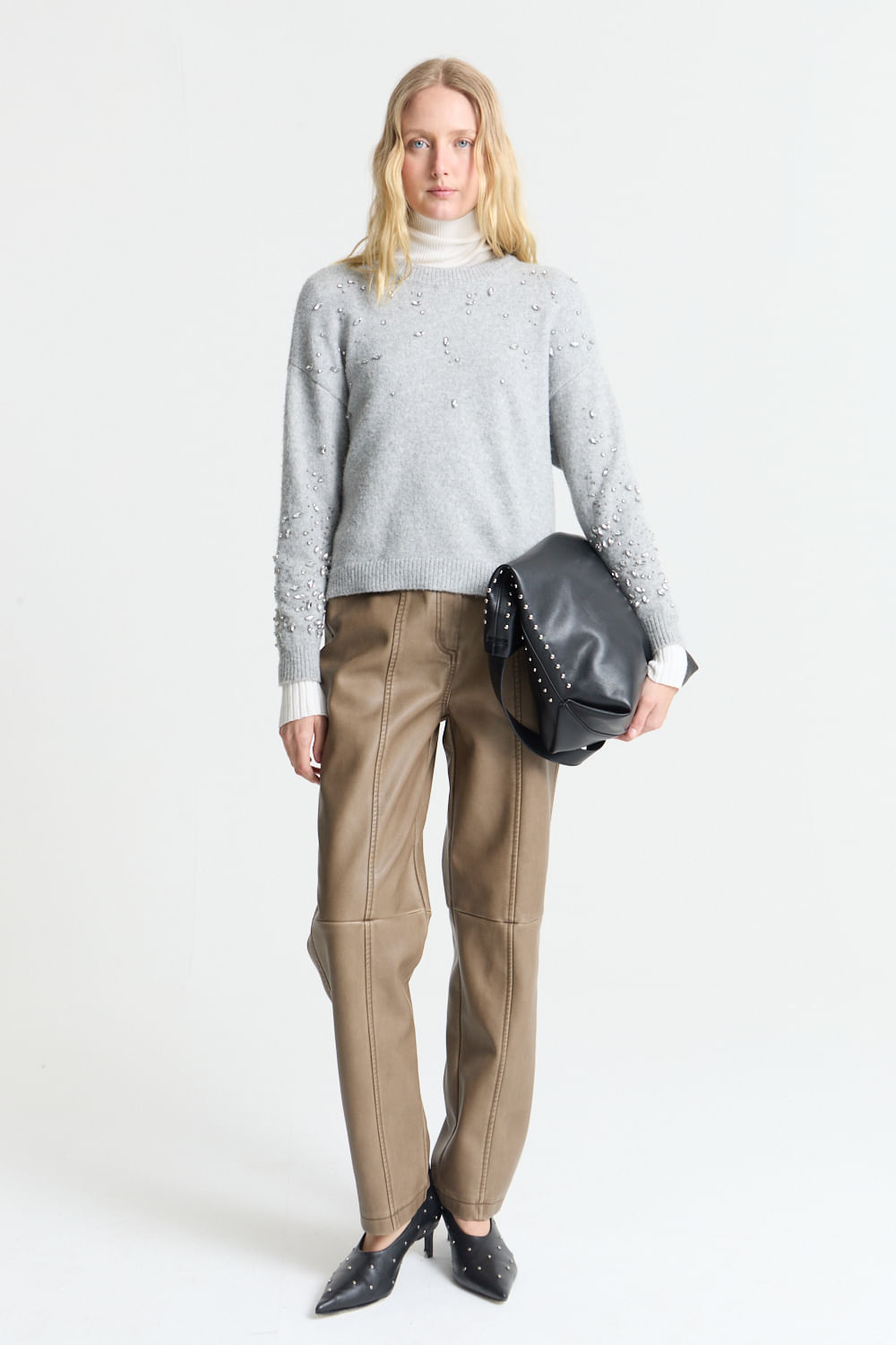 Pantalón de cuero vegano de Desiderata