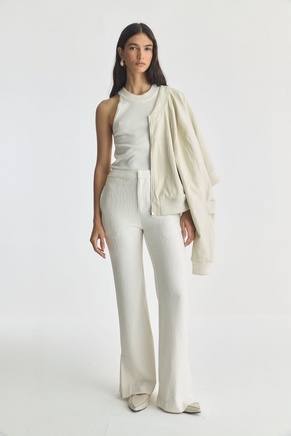 Pantalón crinkled pleated de Desiderata