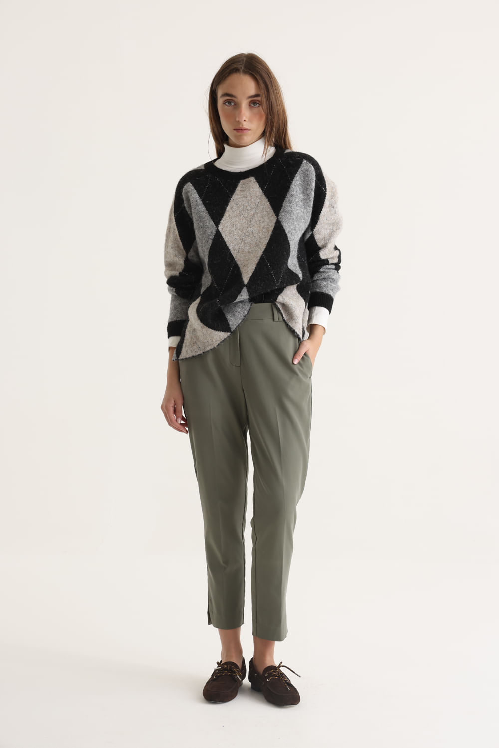 Pantalón slim Camille Desiderata