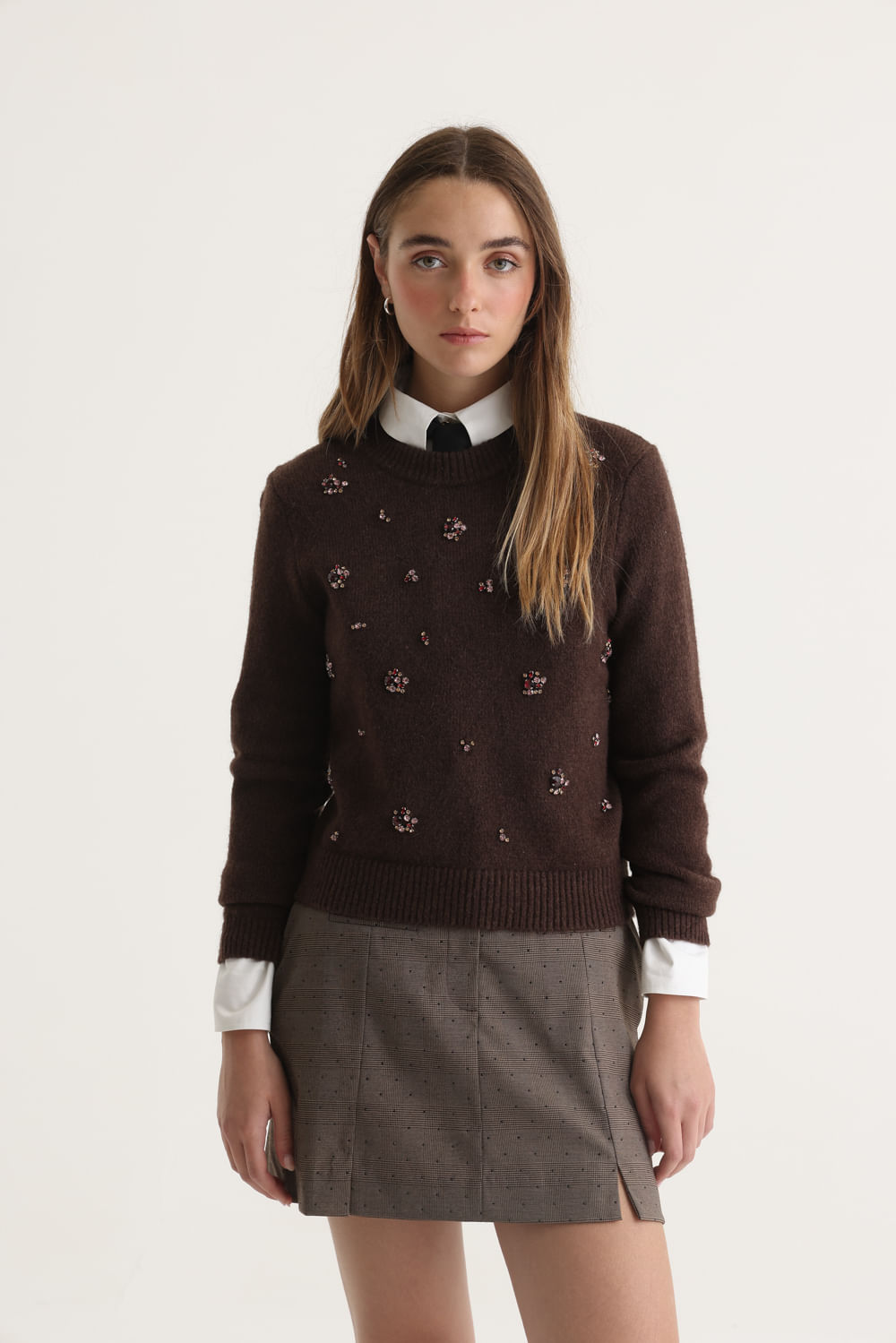 Sweater embellished new