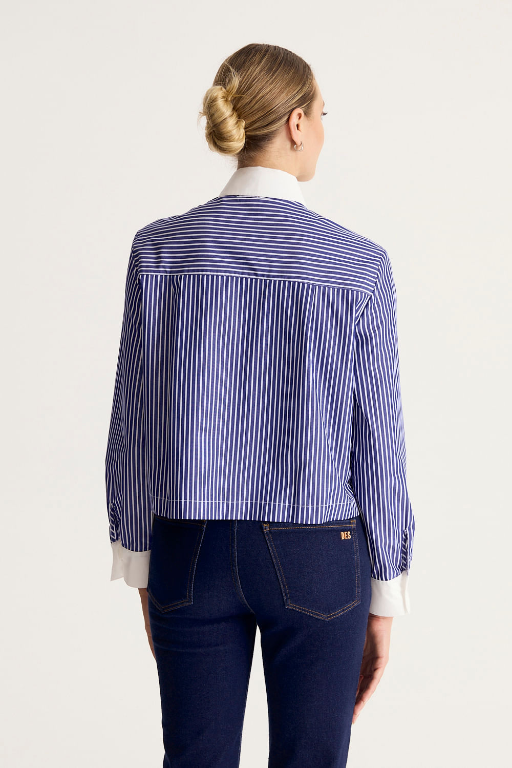 CAMISA STRIPED WHITE COLLAR — imagen 4
