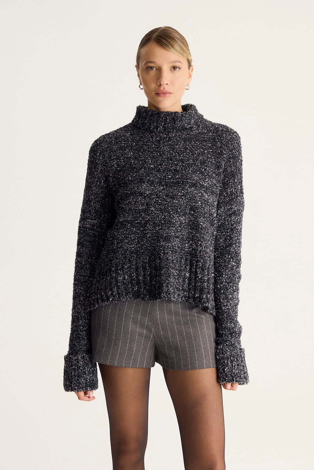 SWEATER TURTLE BOUCLE