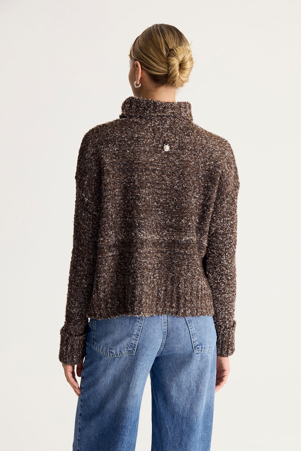 SWEATER TURTLE BOUCLE — imagen 5