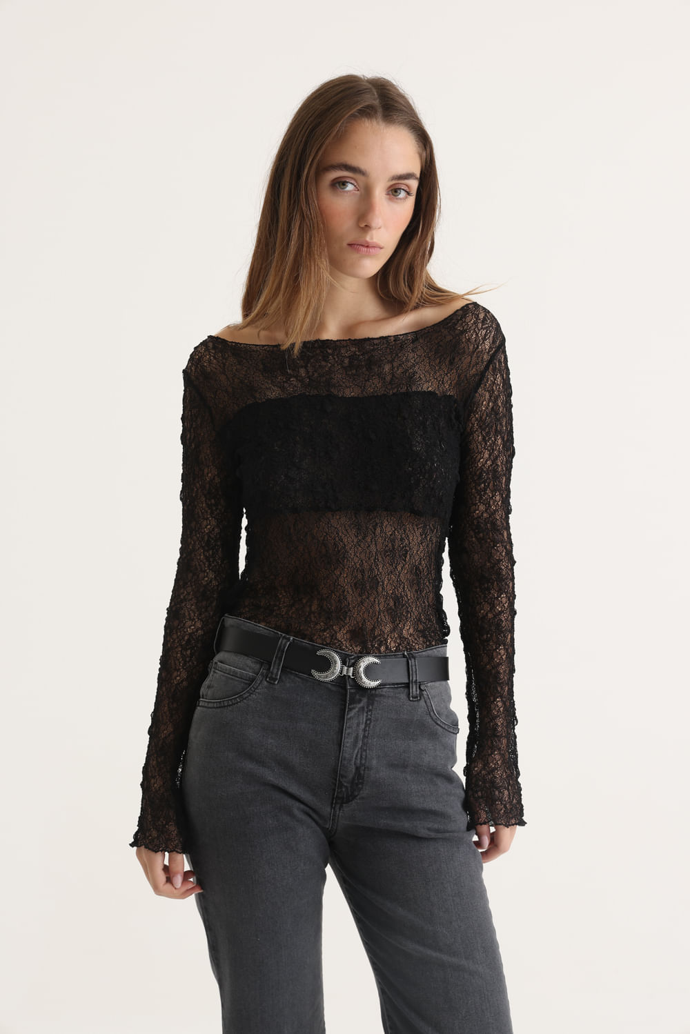 REMERA LACE MADDIE