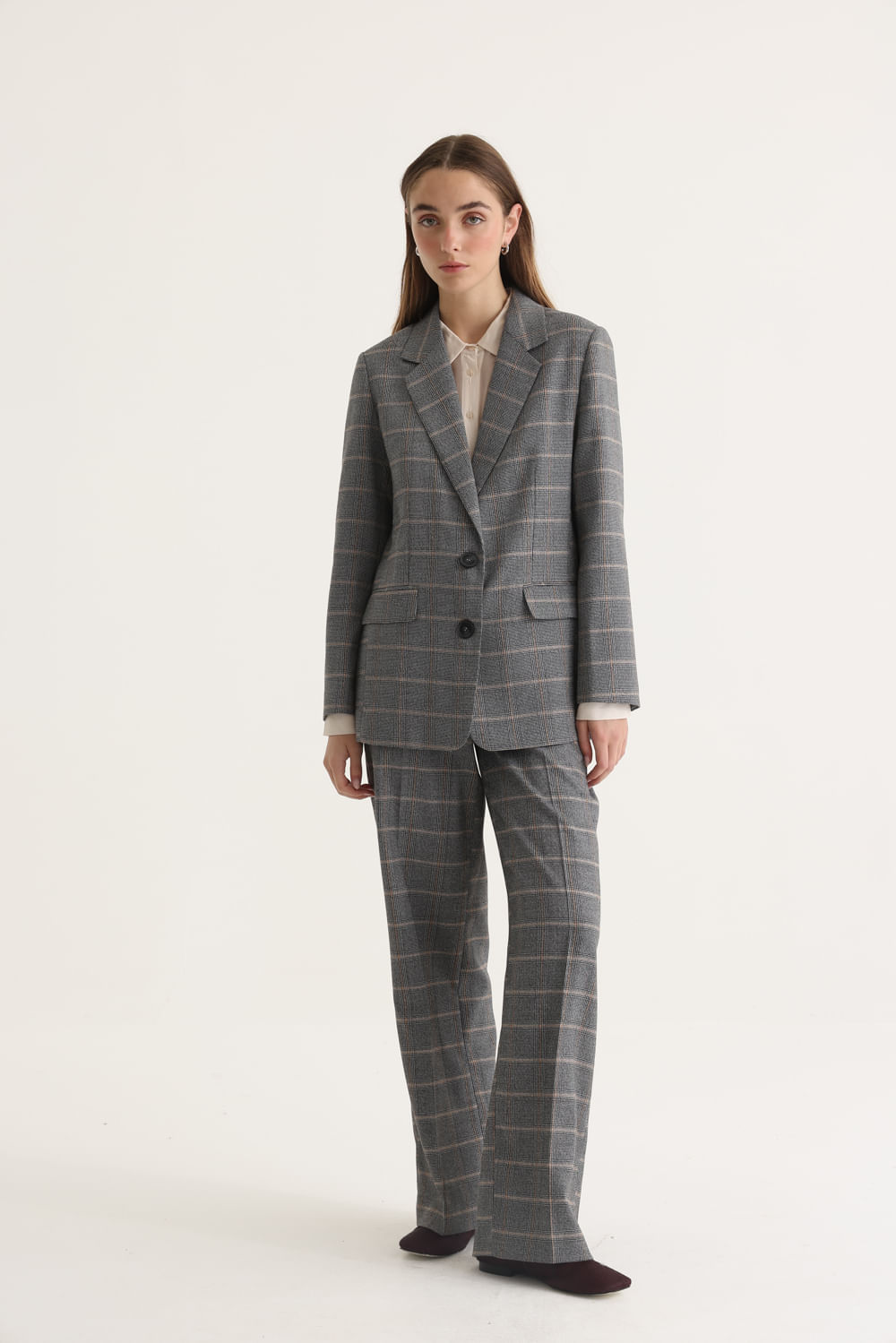 Desiderata blazer PPE de gales con lurex — imagen 2