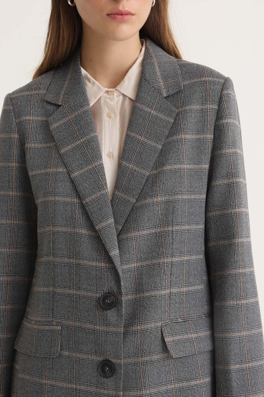 Desiderata blazer PPE de gales con lurex — imagen 3