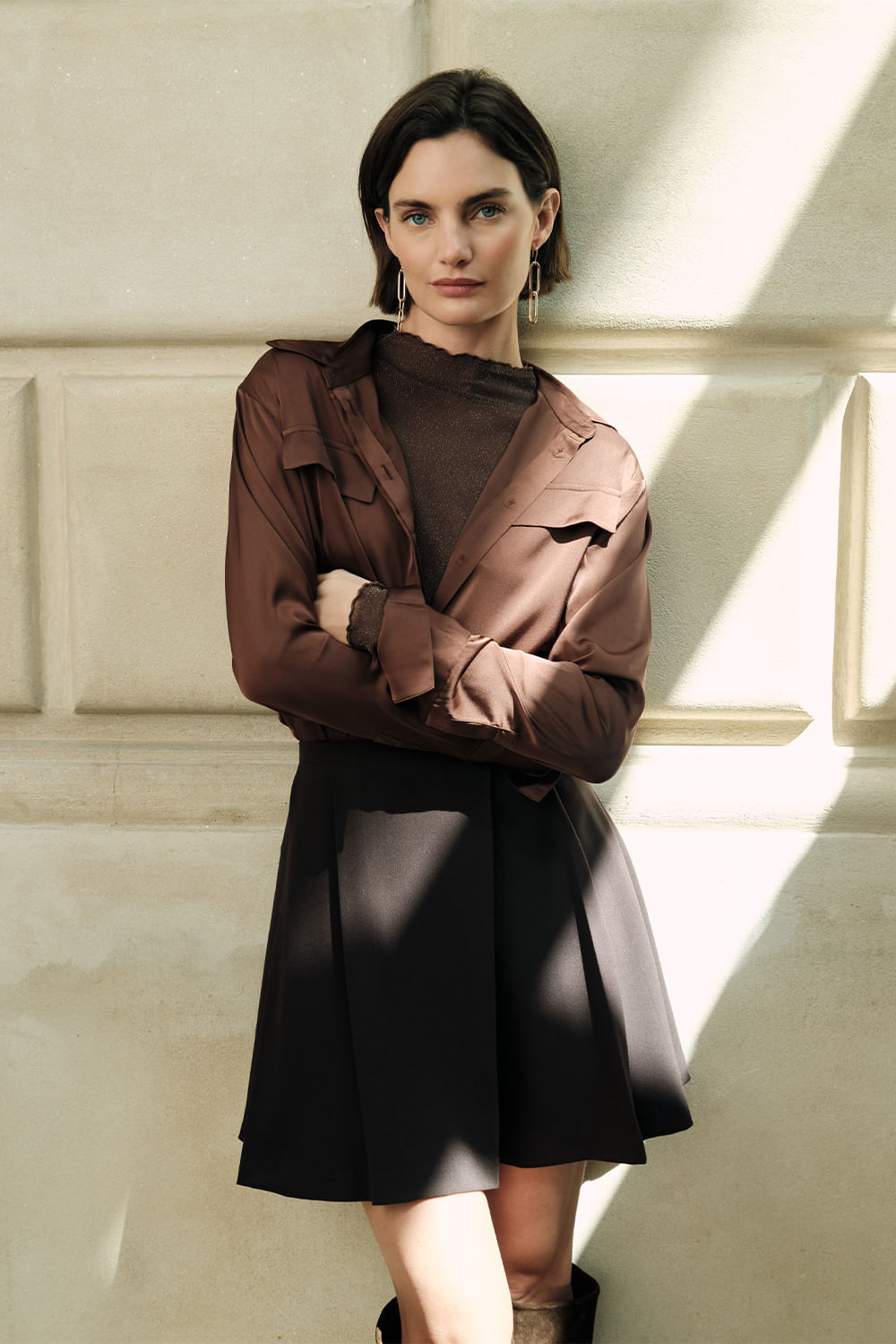 POLLERA PLEATED WALSH