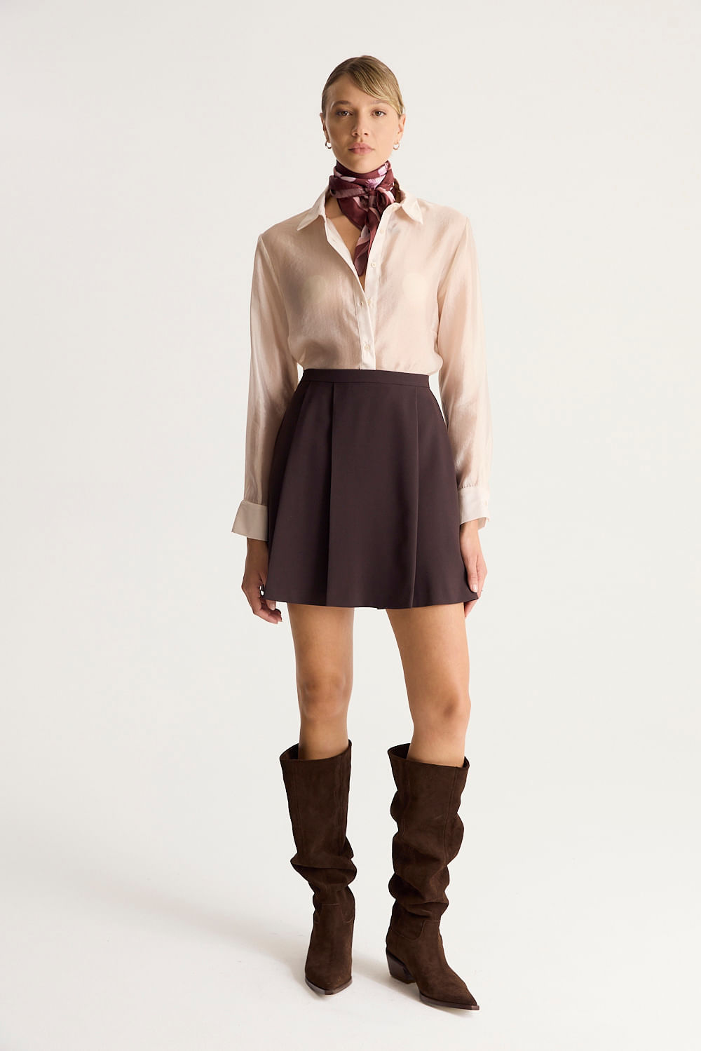 Pollera pleated Walsh de Desiderata — imagen 3