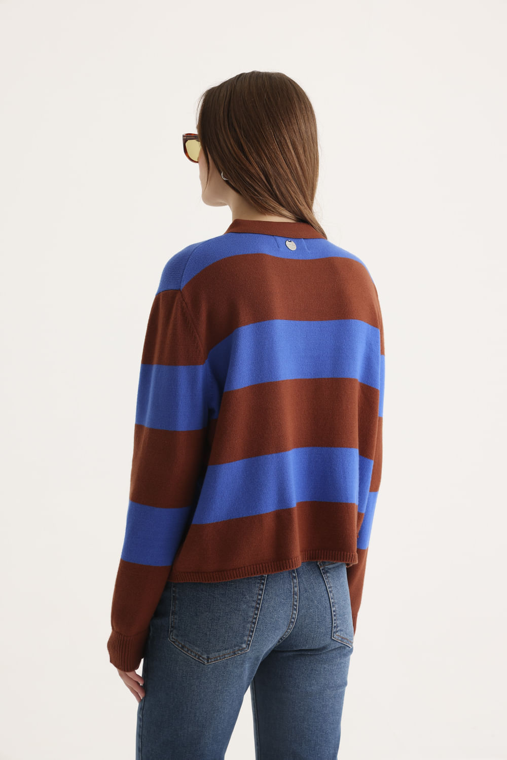 Sweater stripe polo Desiderata — imagen 5