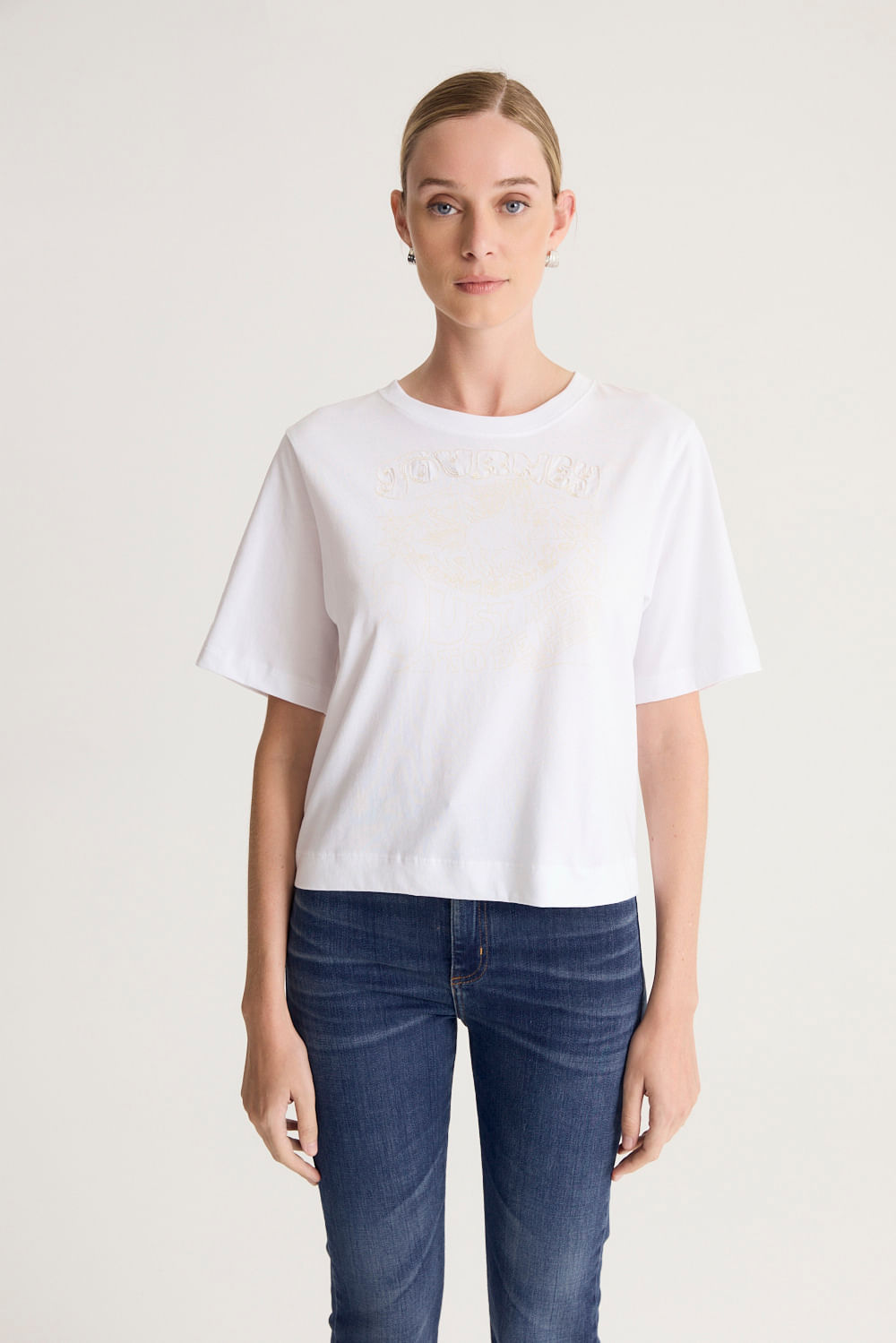 Remera de Algodón con Bordado — imagen 3