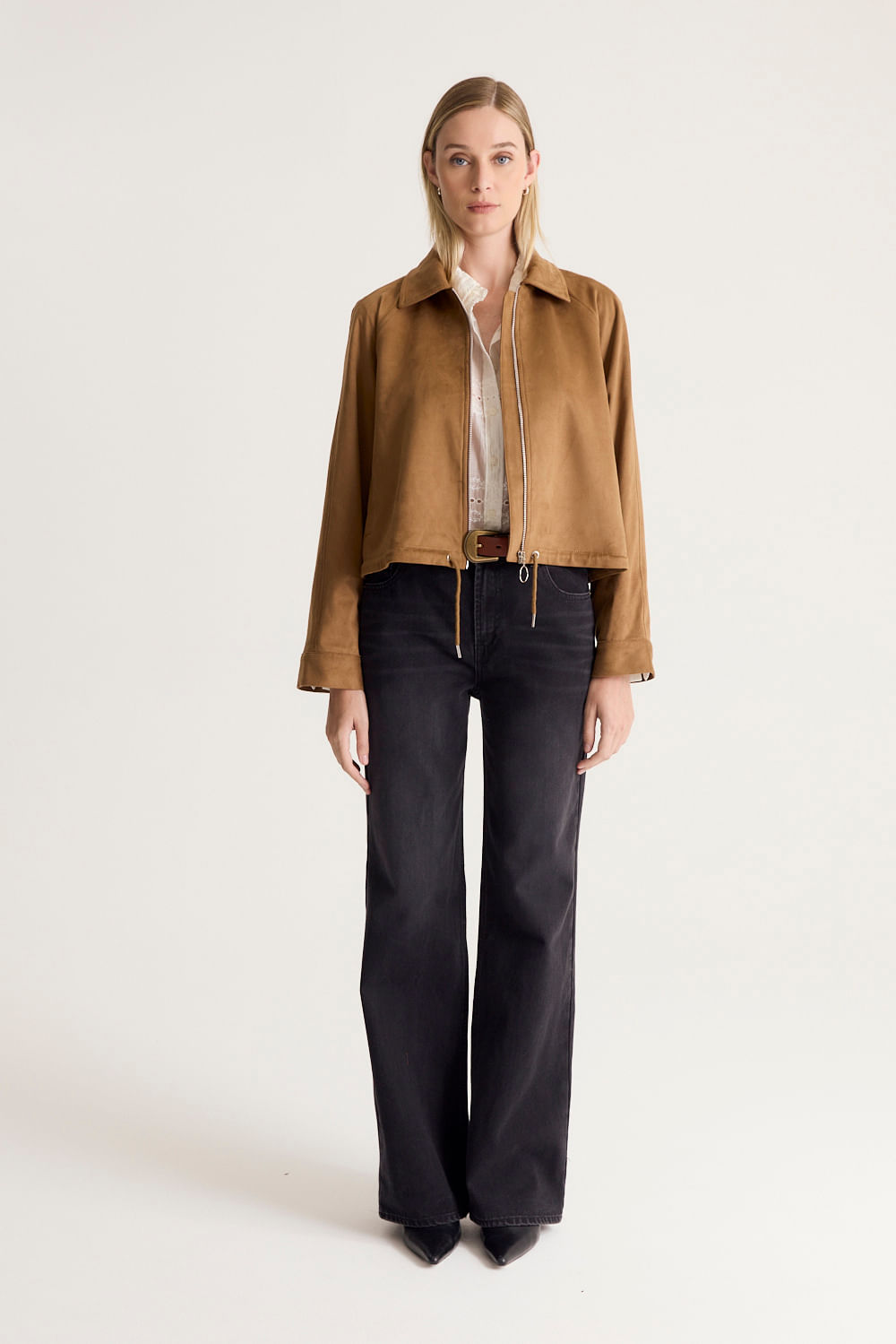 CAMPERA CP BOMBER SUEDE