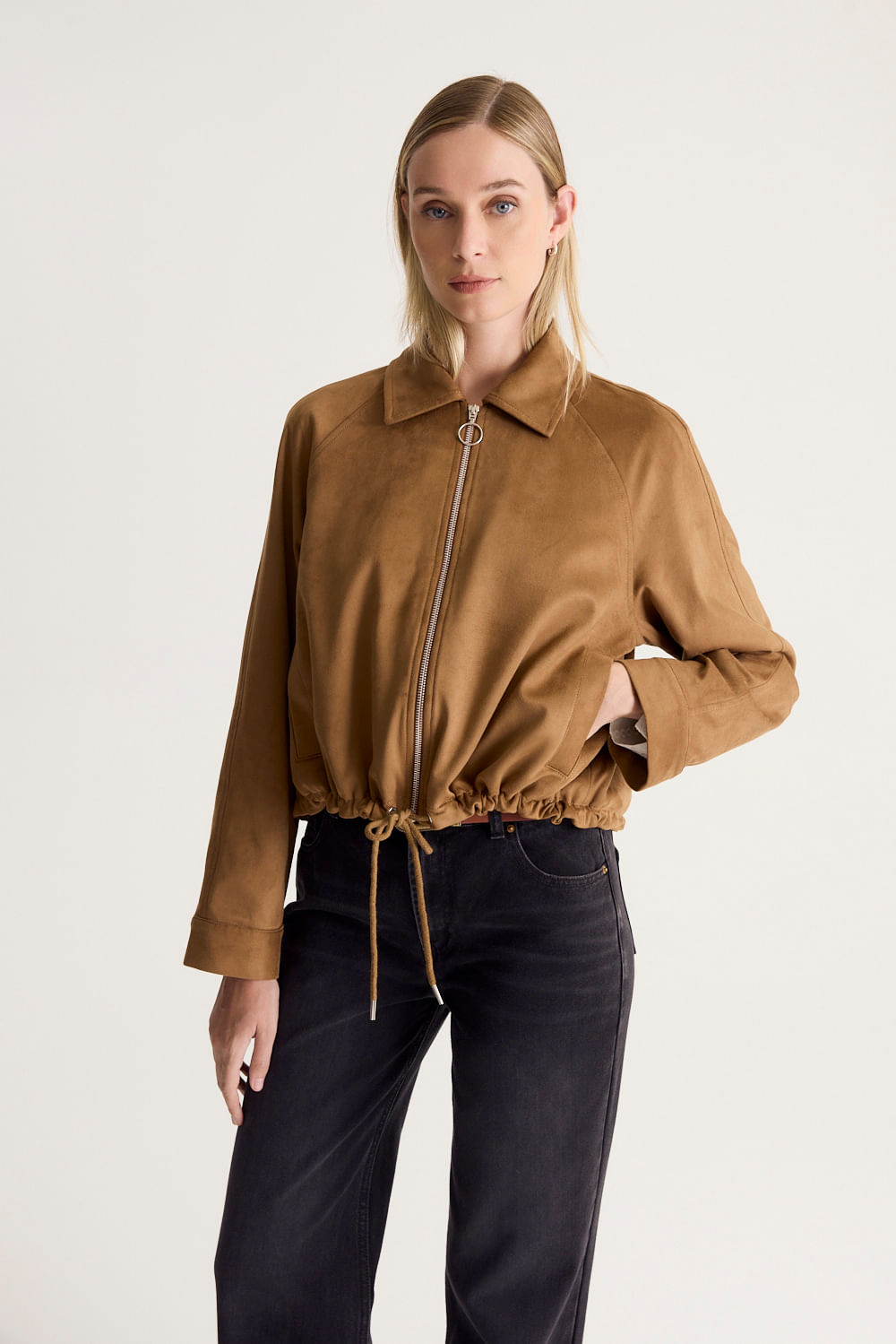 CAMPERA CP BOMBER SUEDE — imagen 4