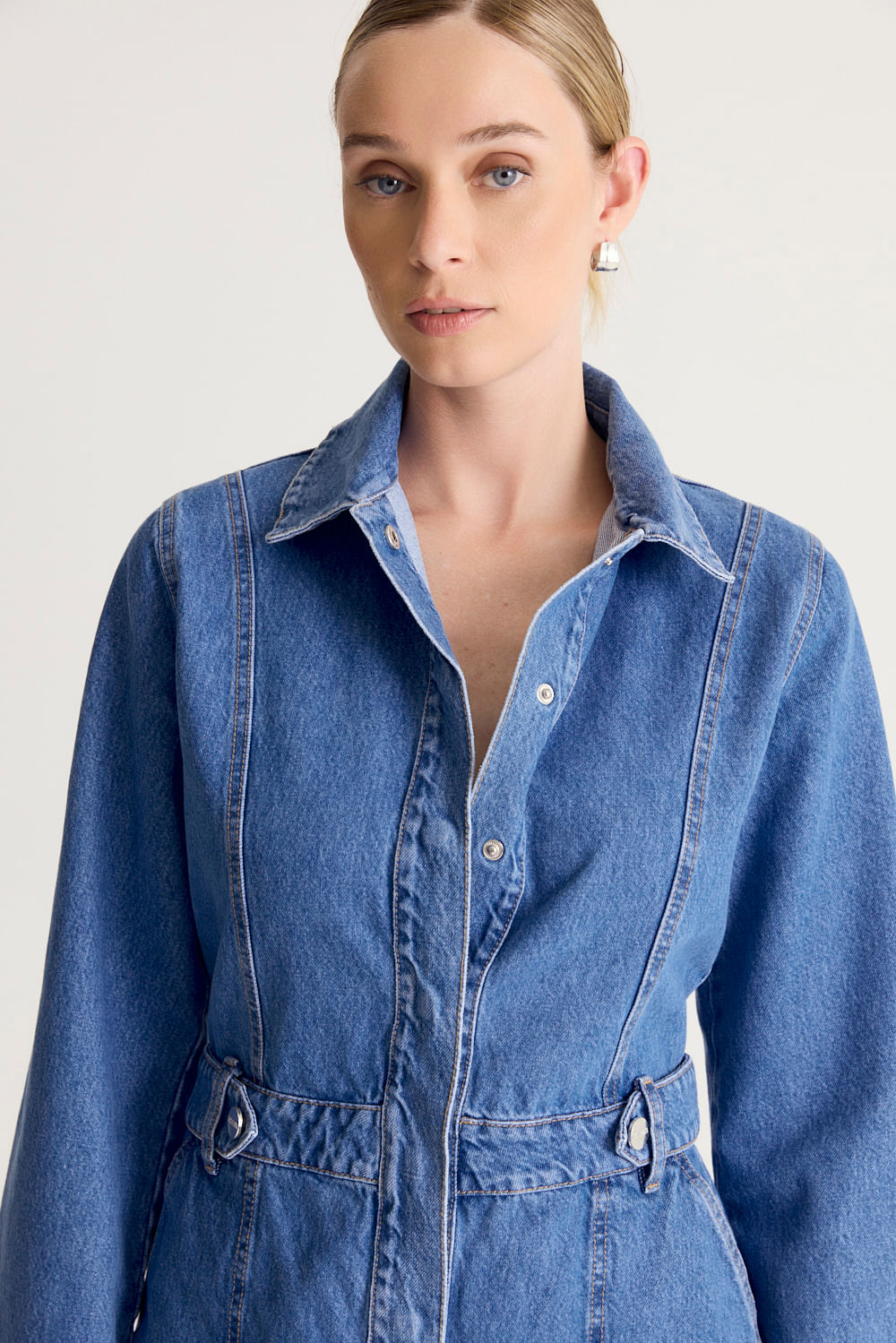 VESTIDO ML DENIM — imagen 2