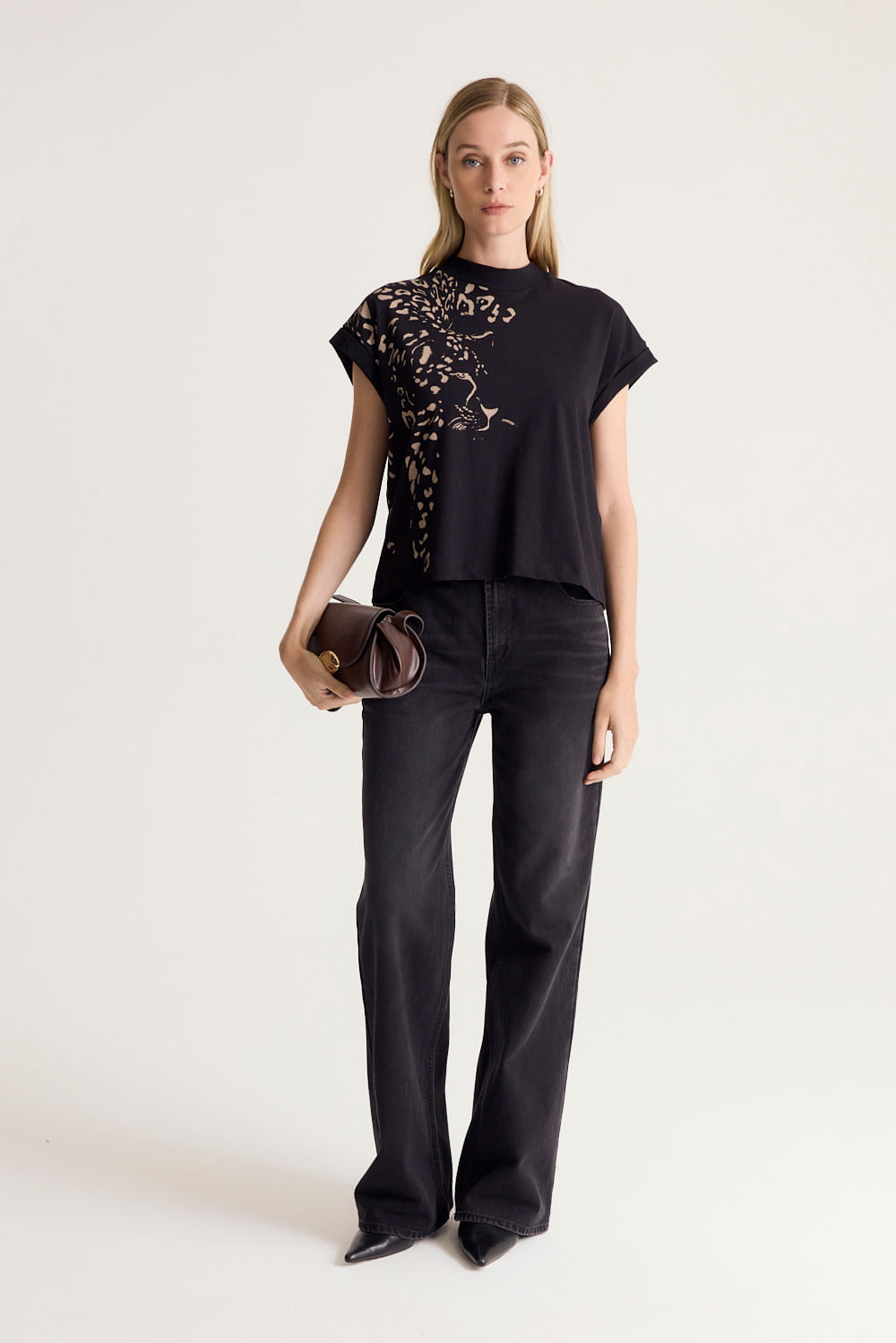REMERA COTTON PRINT LEOPARD