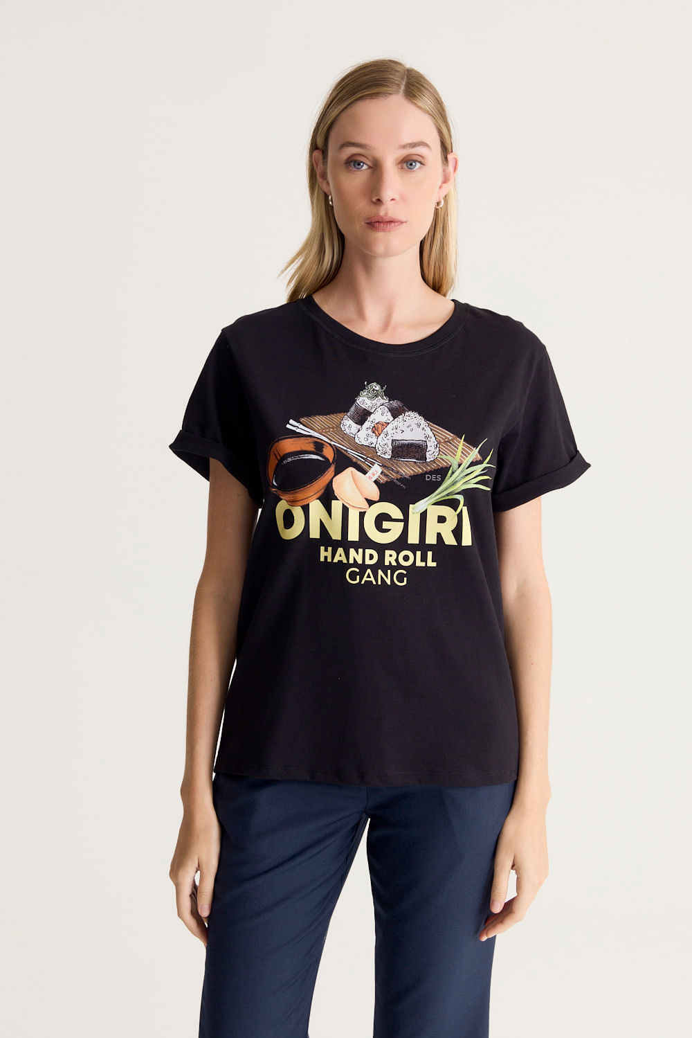 REMERA COTTON PRINT ONIGIRI
