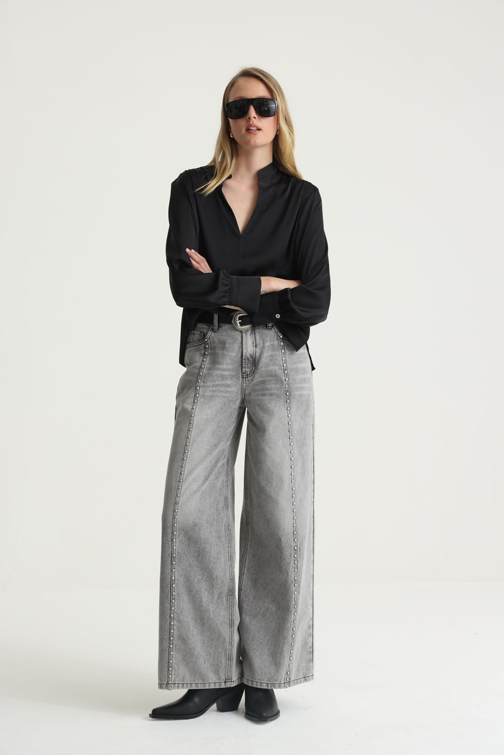 JEAN PEARLS WIDE LEG