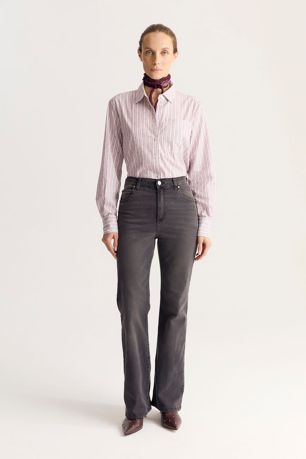 CAMISA STRIPED STONES