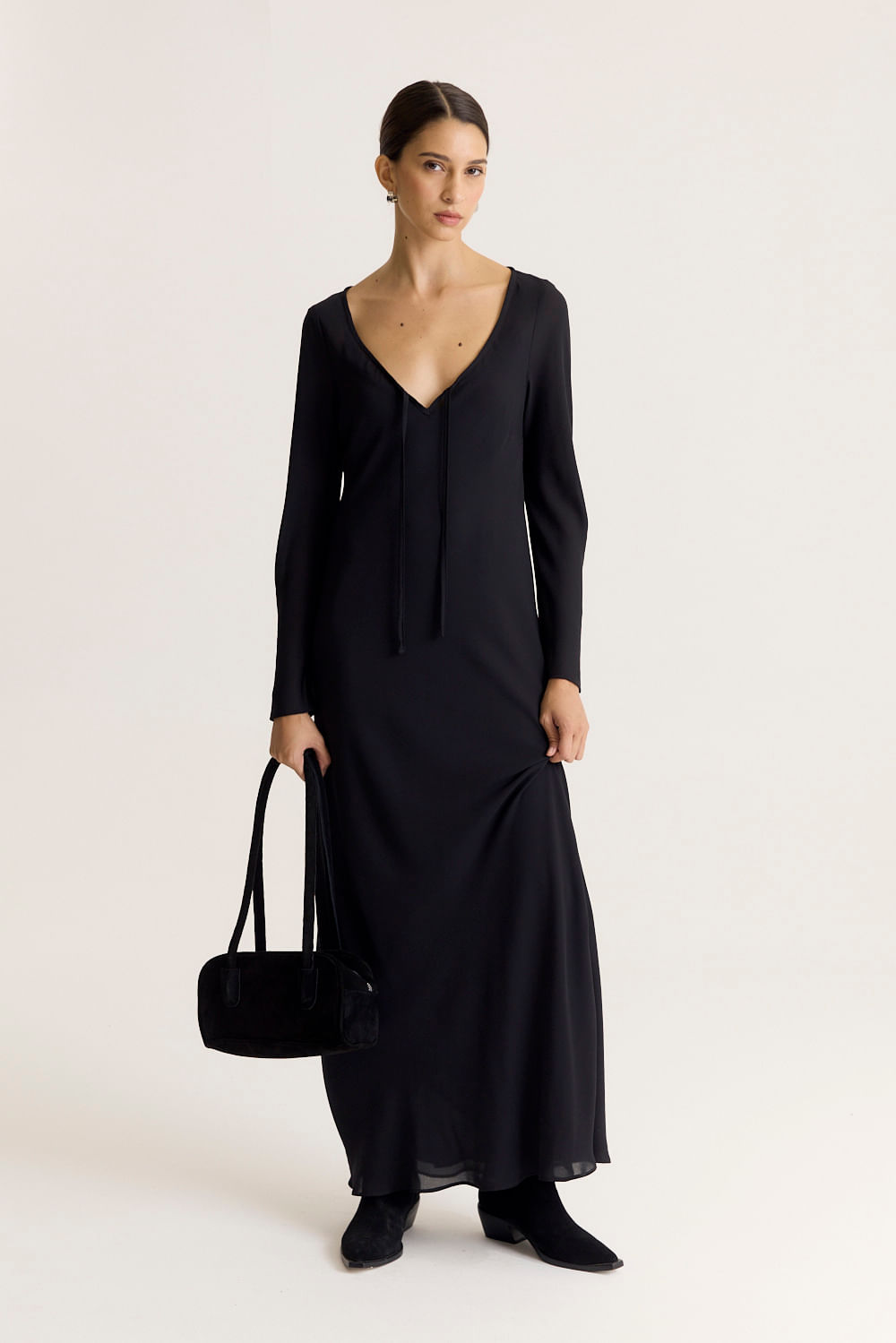 VESTIDO  VE LONG BLACK