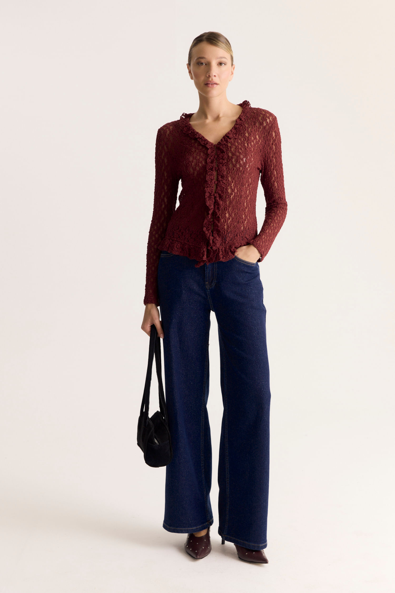 TOP LACE RUFFLES