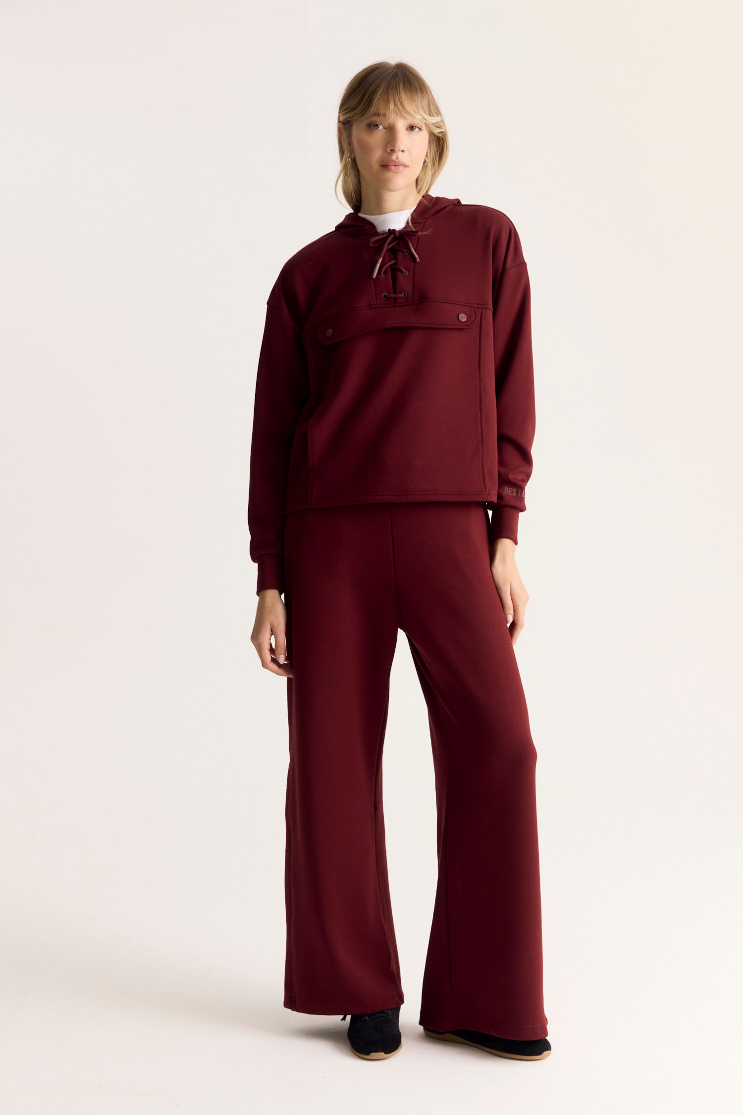 PANTALON SPORTY SNAP WIDE KATE