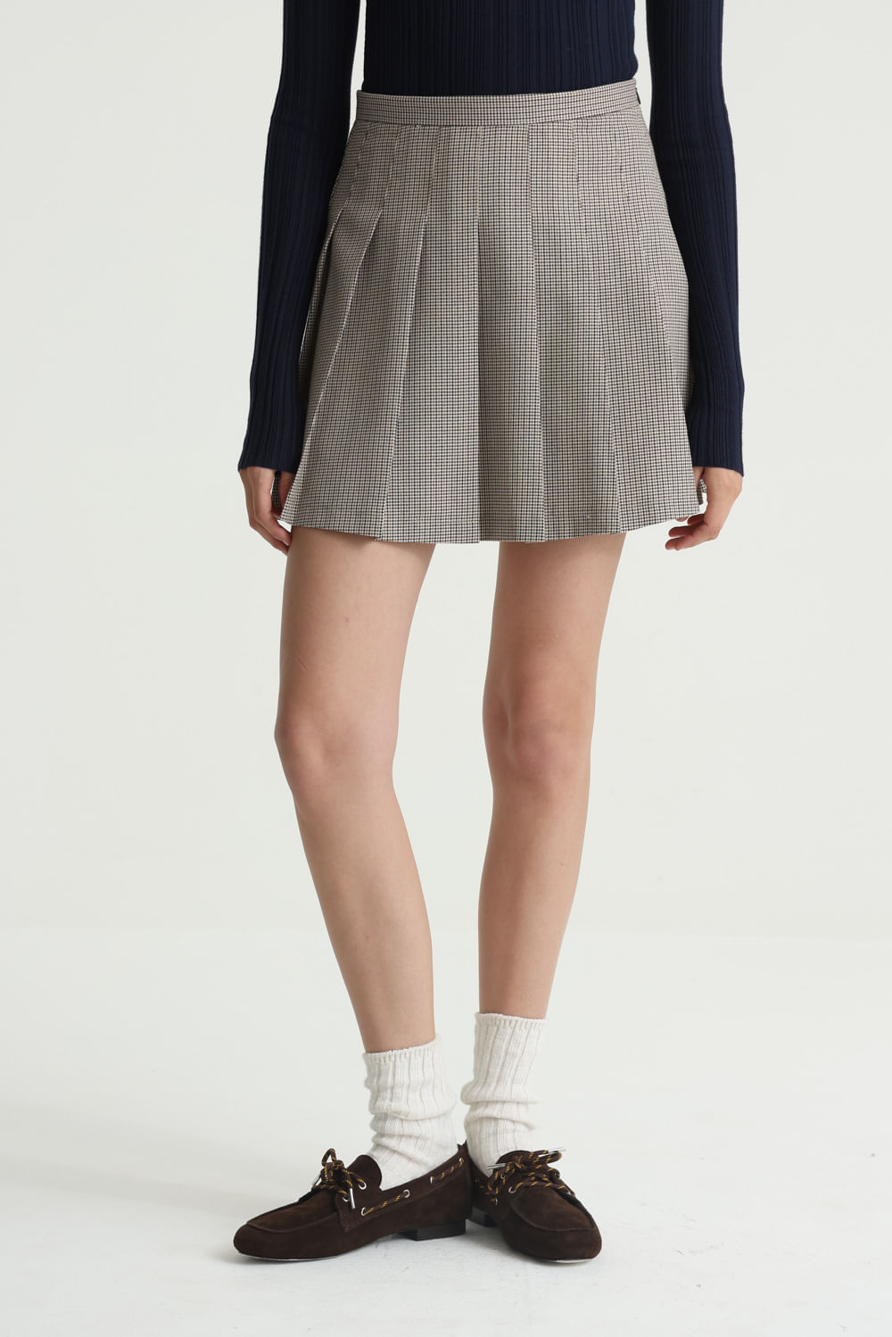 POLLERA PIED DE POULE PREPPY