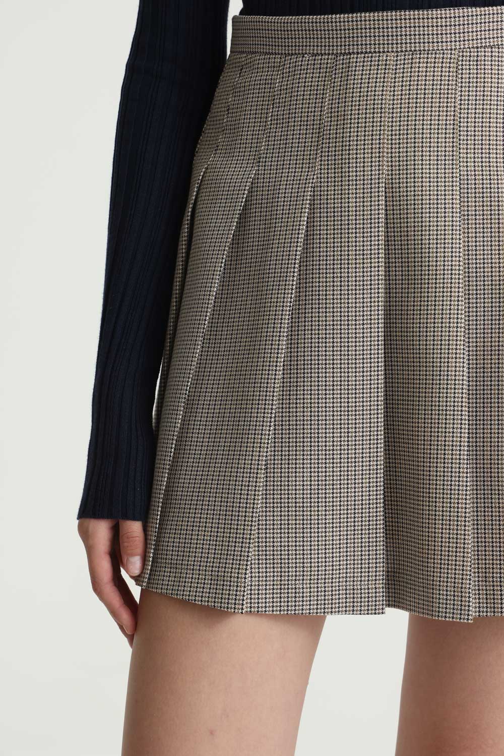 Pollera pied de poule preppy Desiderata — imagen 3