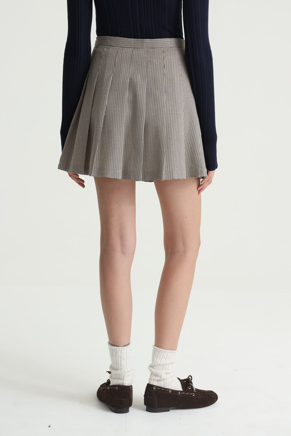 Pollera pied de poule preppy Desiderata — imagen 4