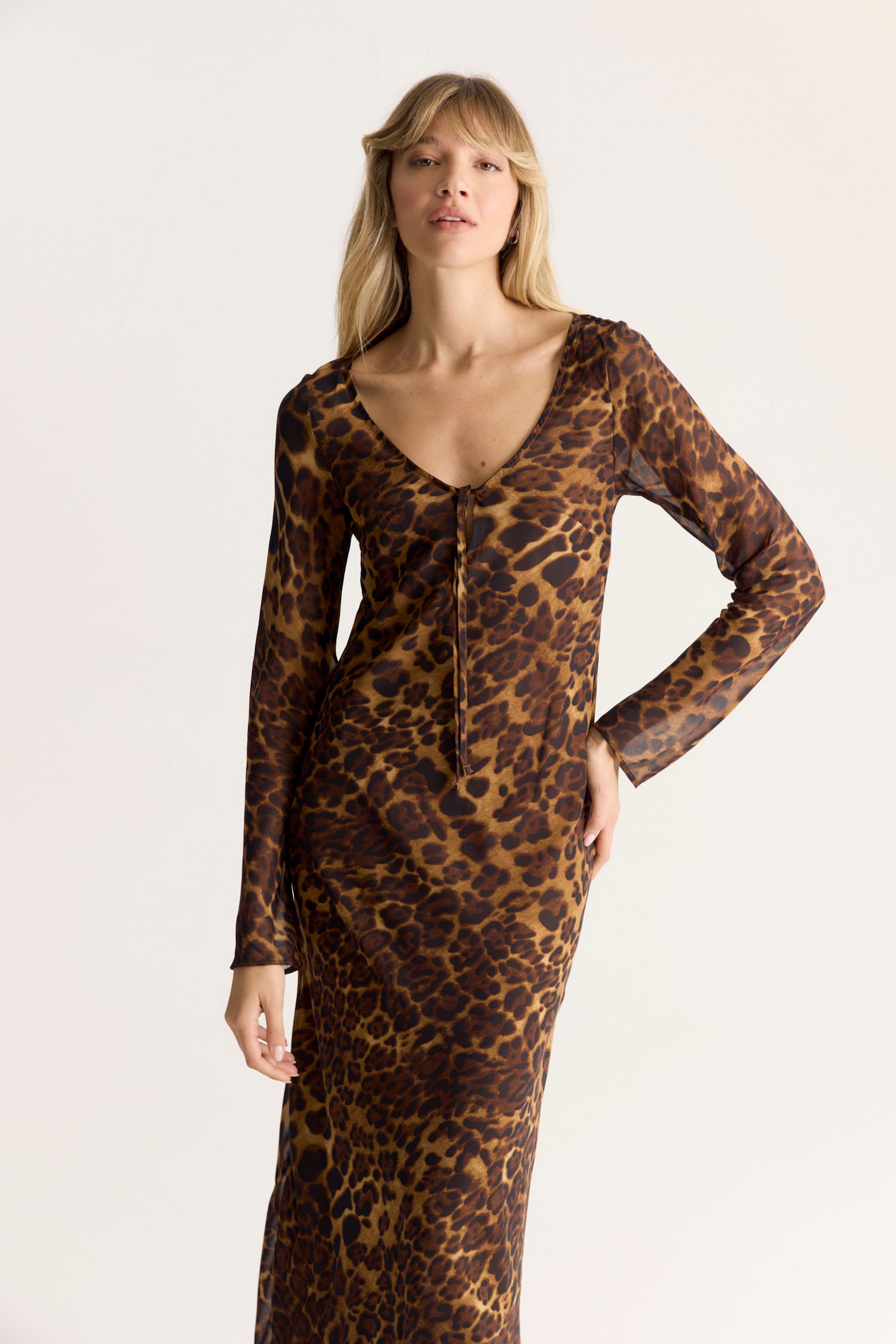 VESTIDO LONG ANIMAL