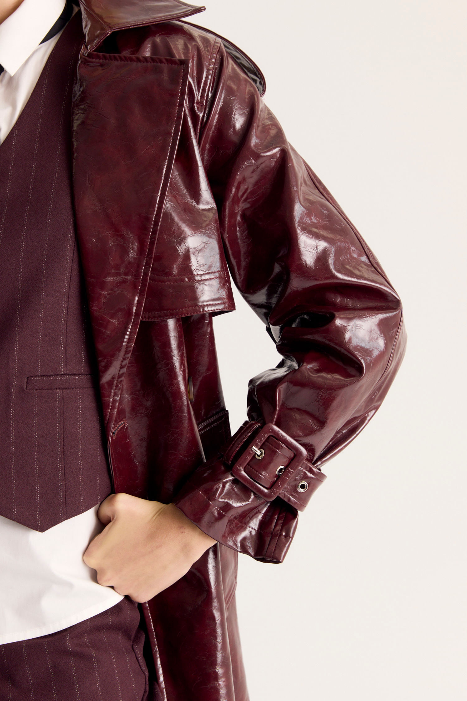 TRENCH CHAROL LONG — imagen 6