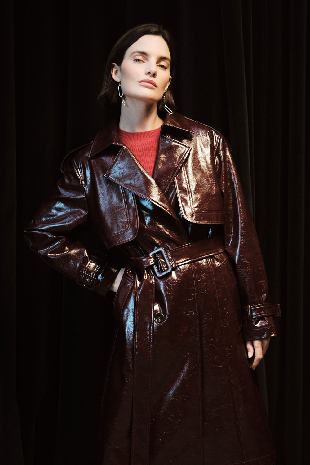 TRENCH CHAROL LONG — imagen 9
