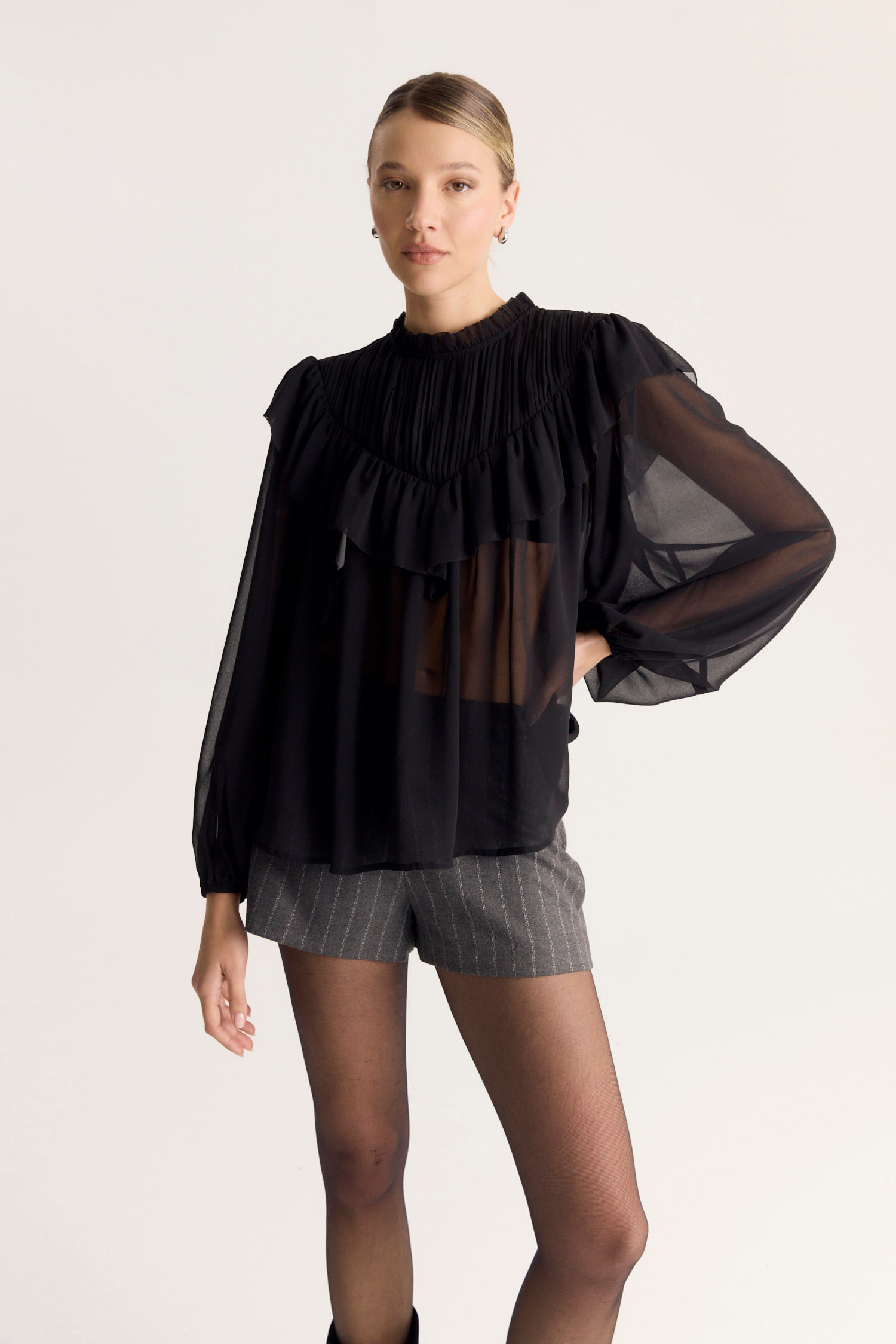 CAMISA RUFFLES AMELIE