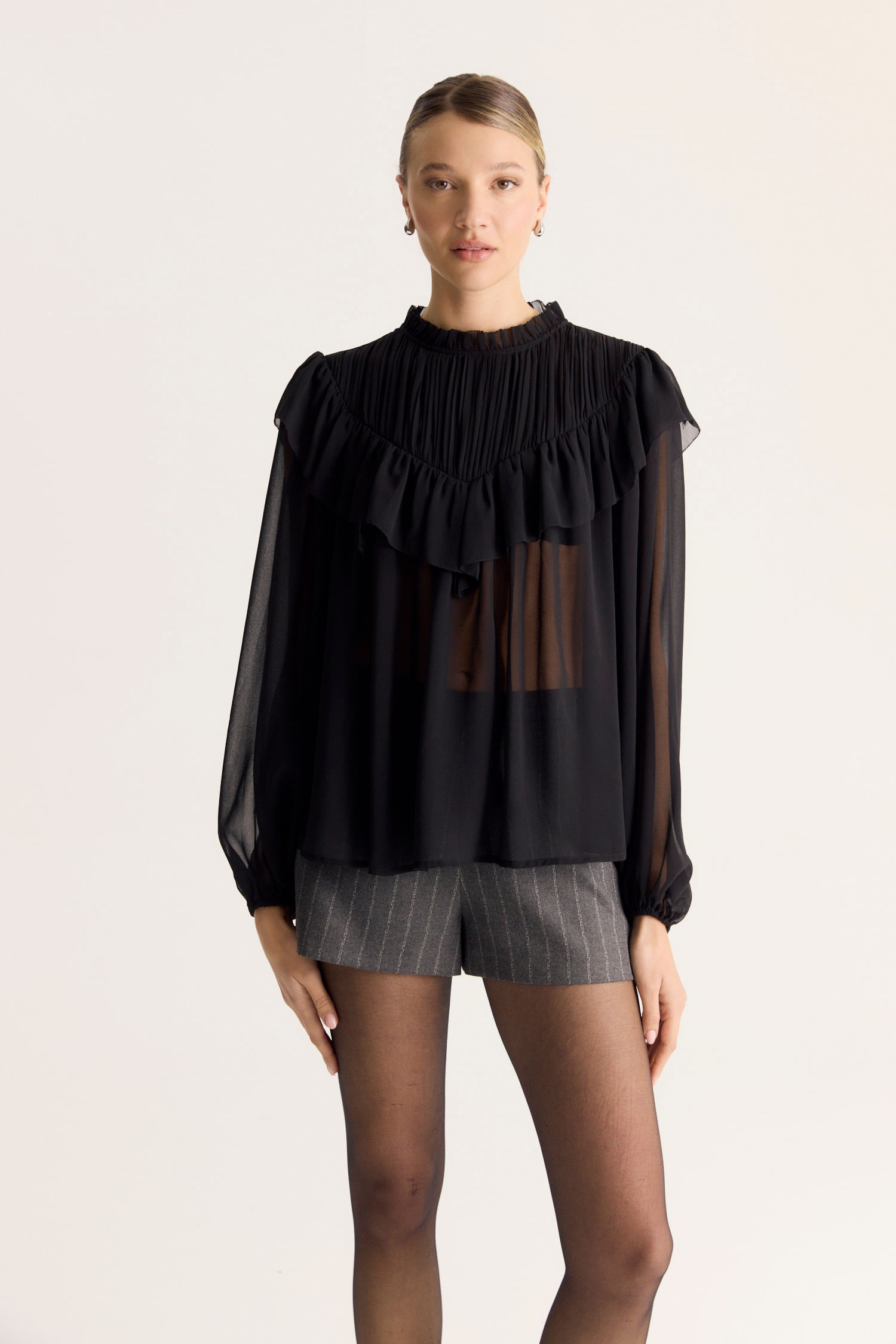 CAMISA RUFFLES AMELIE — imagen 3