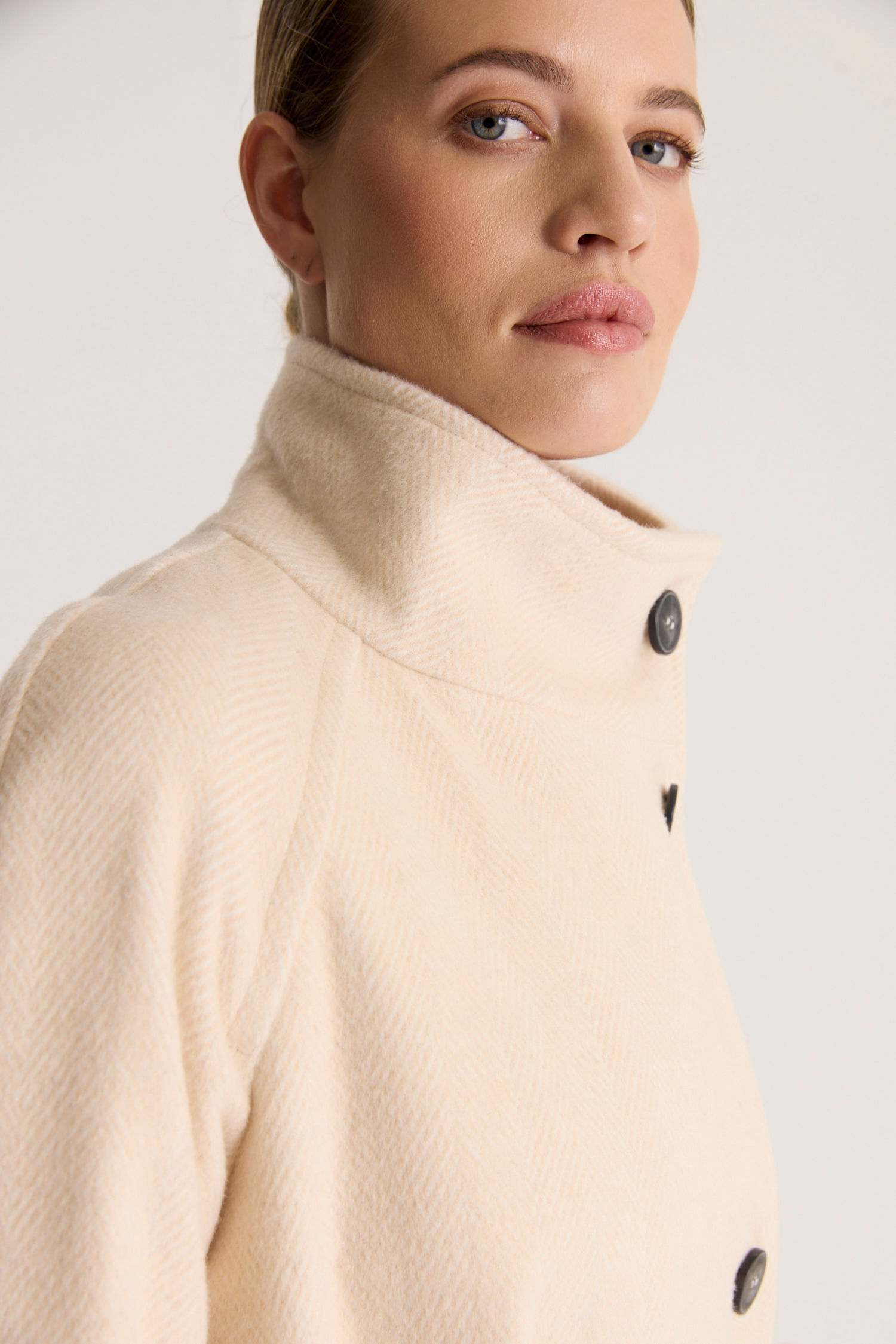 Abrigo long spiga crudo Desiderata — imagen 5