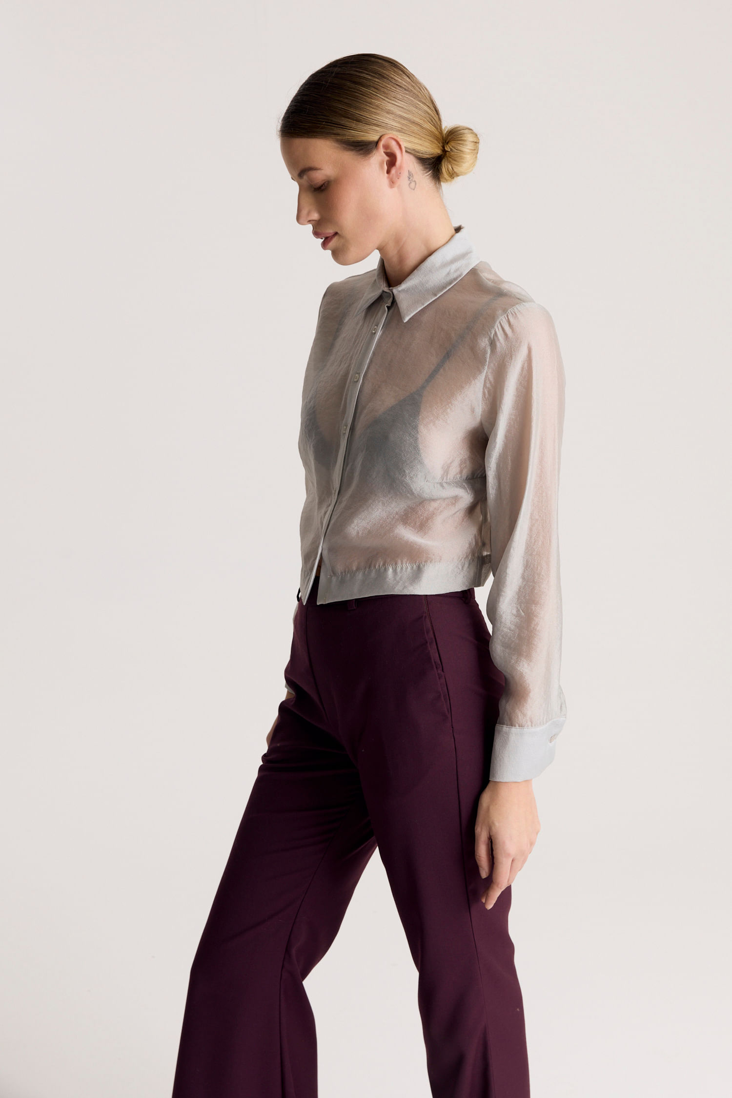 Camisa sheer Lennox Desiderata — imagen 3