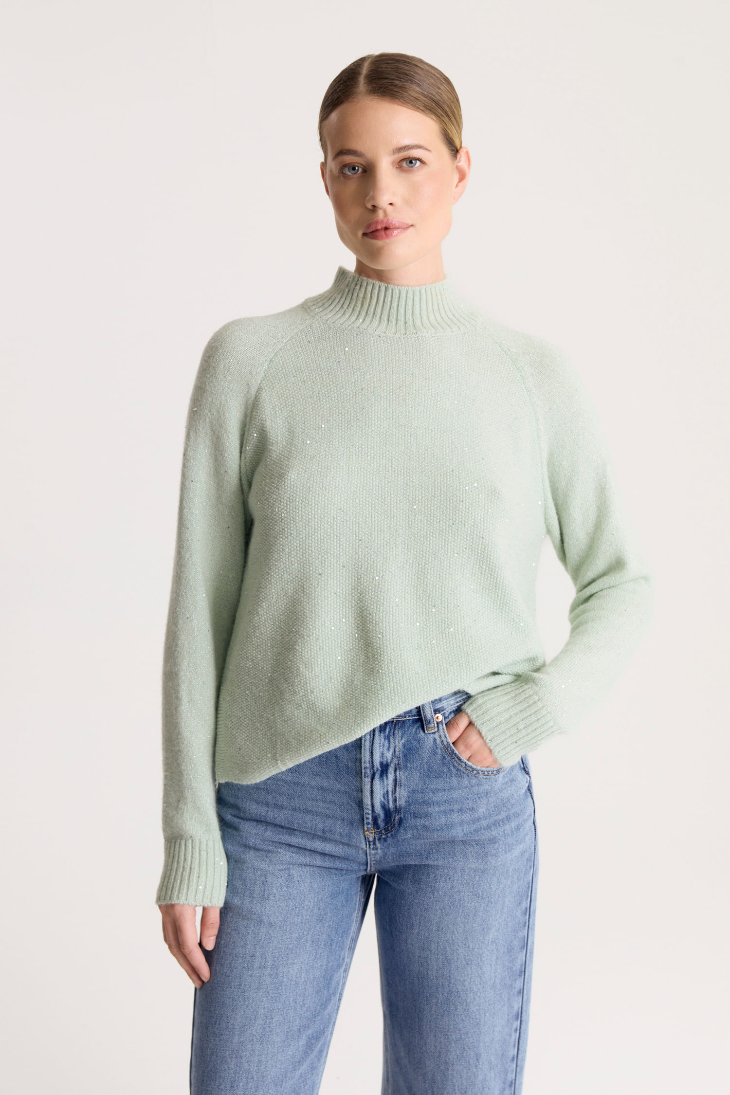 SWEATER LUREX SEQUINS
