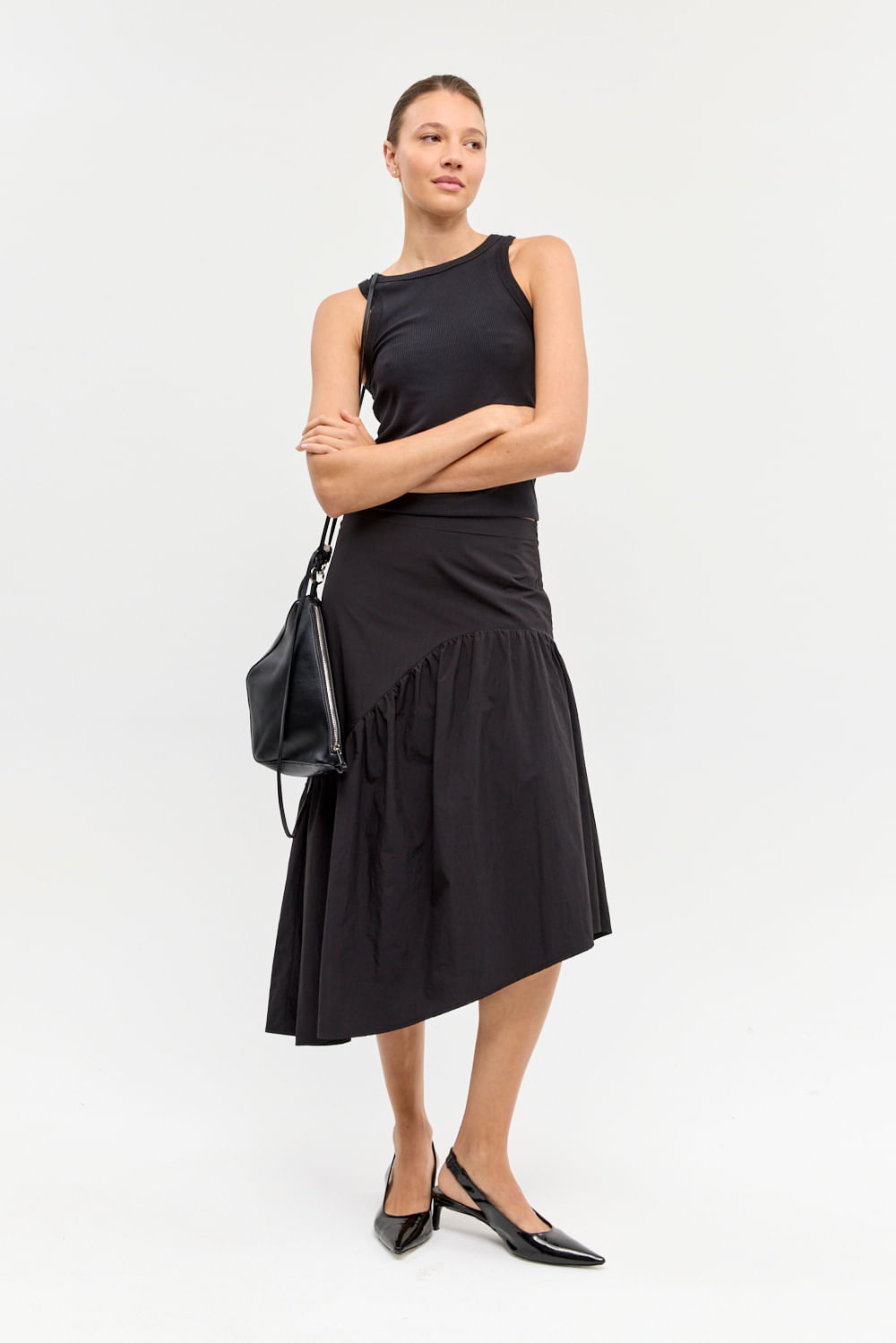 POLLERA PAPER RUFFLES