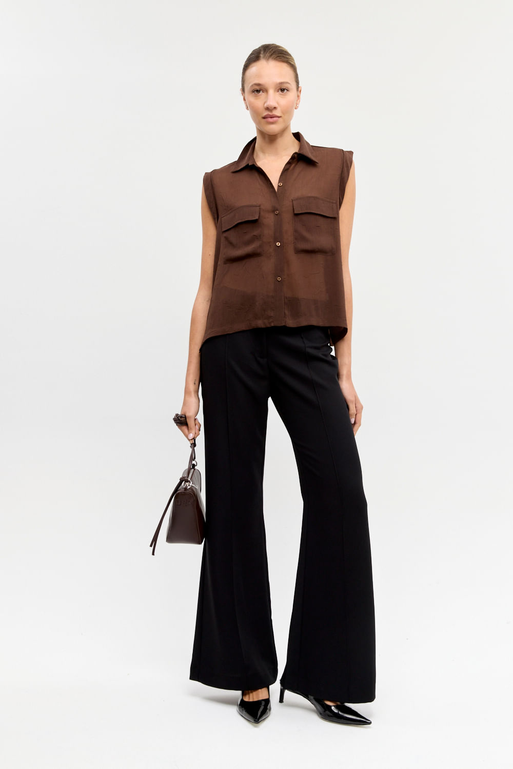 CAMISA CRINKLE SHEER LARA