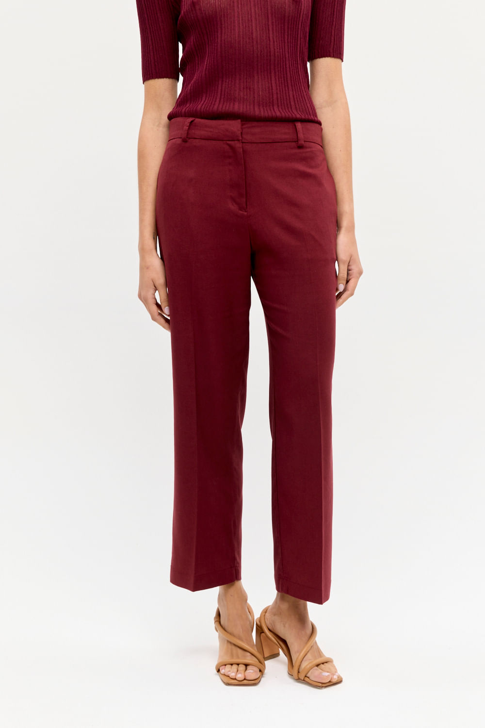 PANTALON LINO GARDENIA