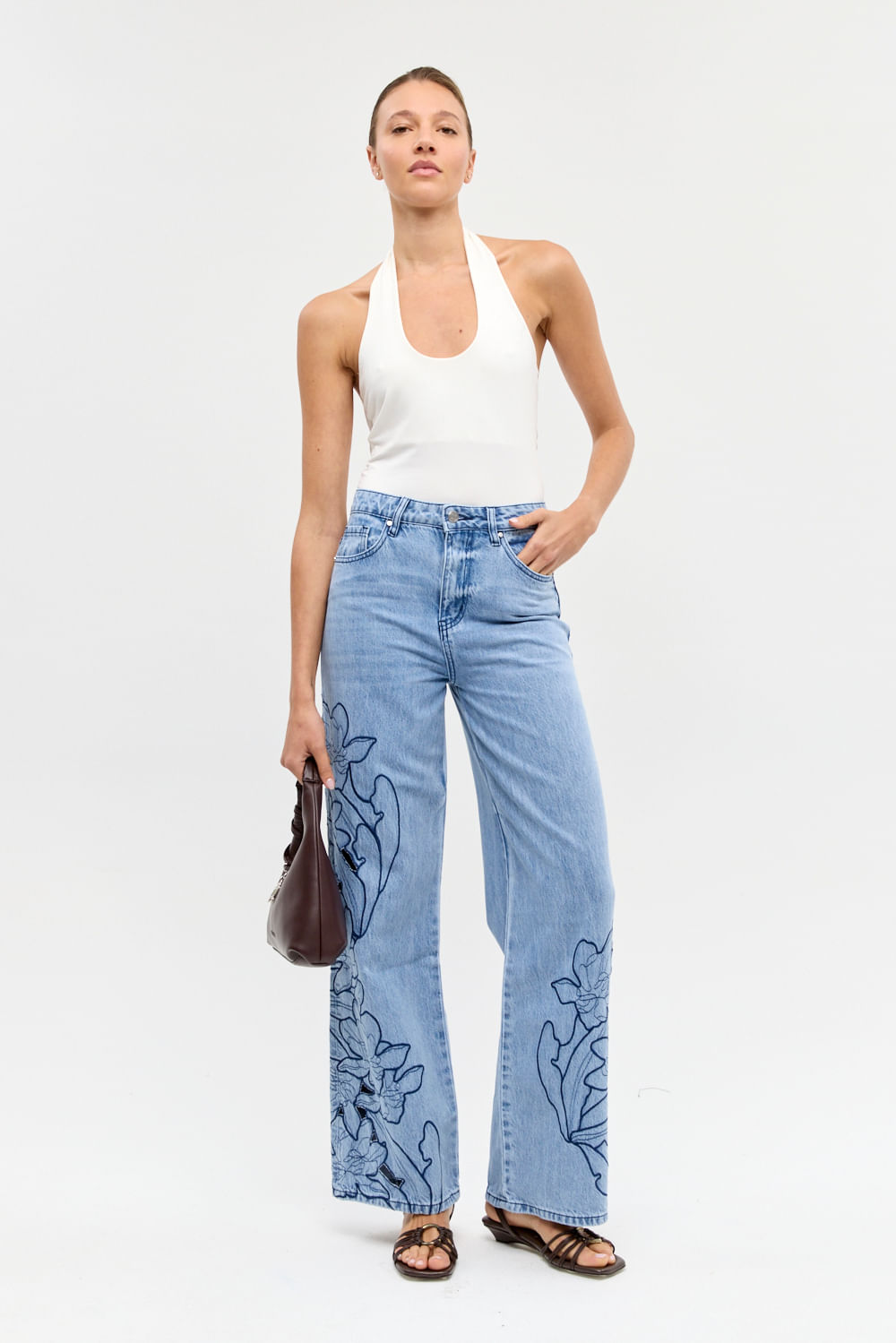 JEAN EMBROIDERY DONNI