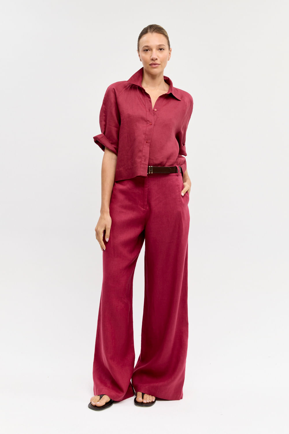 Pantalón de lino premium toscana de Desiderata