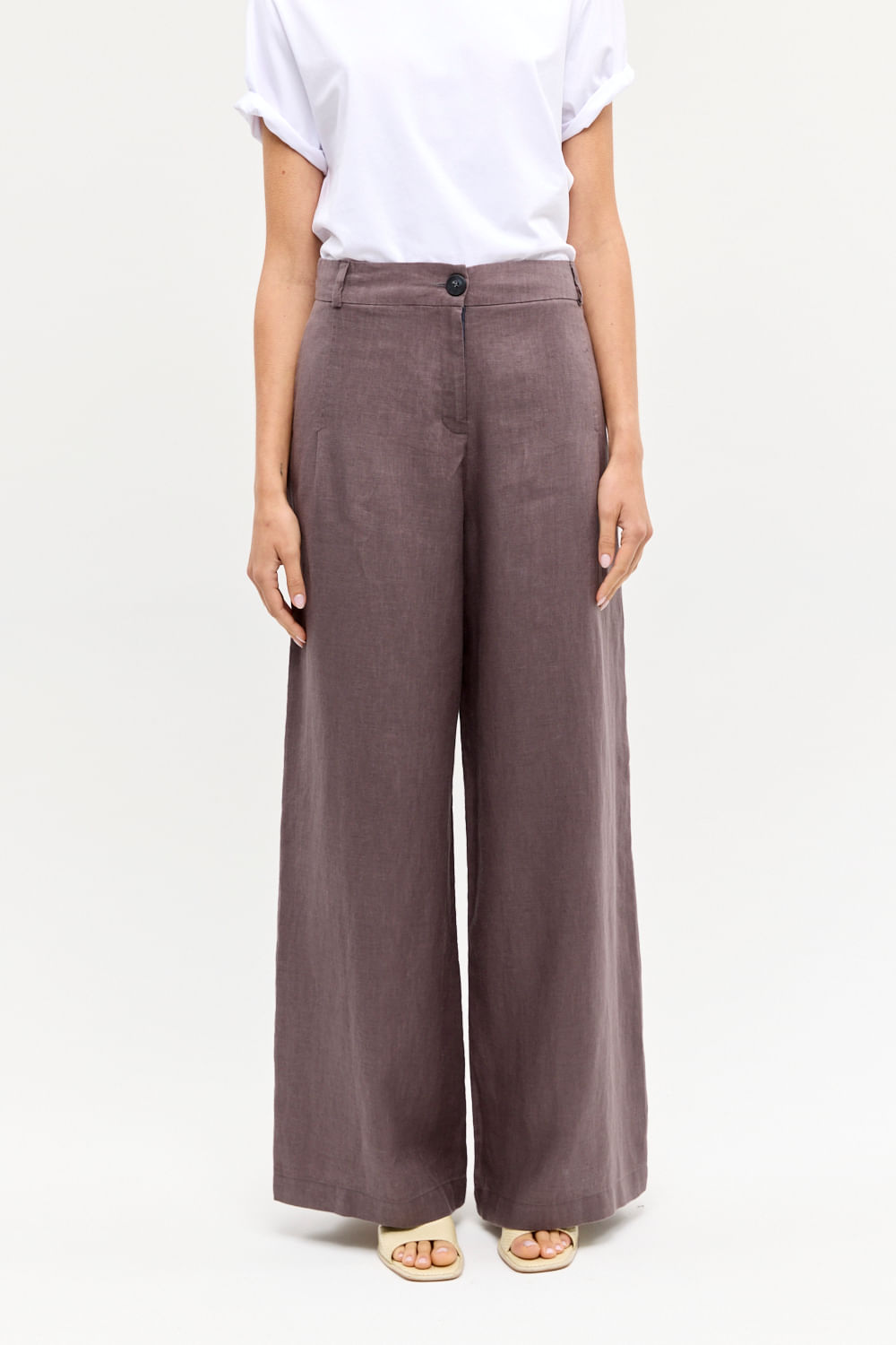 Pantalón lino premium toscana de Desiderata